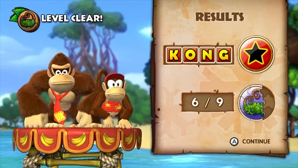 Donkey Kong Country: Tropical Freeze Wii U Stage Results