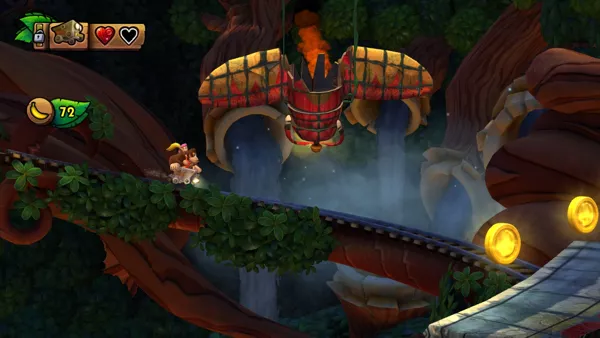 Donkey Kong Country: Tropical Freeze Wii U Around the bend!