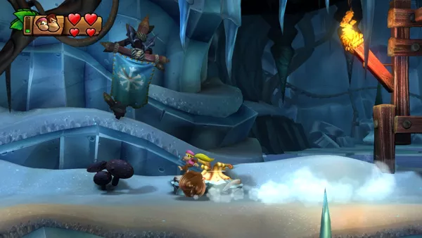 Donkey Kong Country: Tropical Freeze Wii U Rolling is essential at times