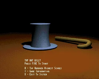 Top Hat Willy Amiga Title screen