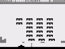 Invaders ZX81 They&#x27;re getting a bit too close