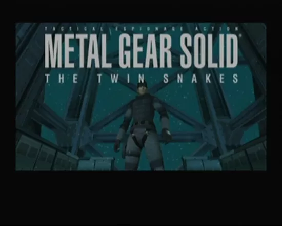 Metal Gear Solid: The Twin Snakes GameCube Main Title (ingame)