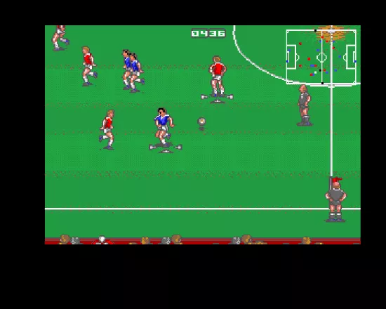 Manchester United Amiga Playing the game