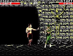 Mortal Kombat SEGA Master System Johnny Cage vs Sonya