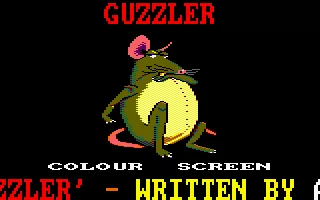 Guzzler Amstrad CPC Title Screen