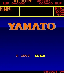 Yamato Arcade Title Screen