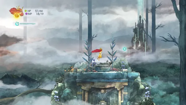 Child of Light Windows Early in the game you learn to fly freely.