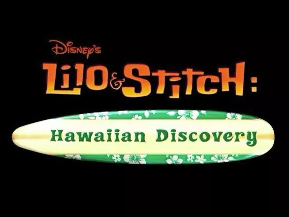 Disney&#x27;s Lilo &#x26; Stitch: Hawaiian Discovery Windows The game&#x27;s title screen