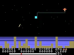 Night Flight MSX Drawing lines in the sky