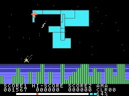 Night Flight MSX Drawing a containment for the lightning bolt