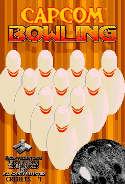 Capcom Bowling Arcade Title Screen