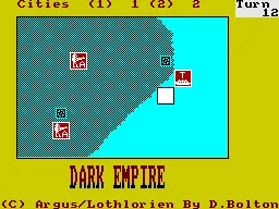Dark Empire ZX Spectrum Loading Screen