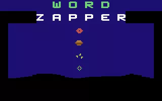 Word Zapper Atari 2600 Title screen
