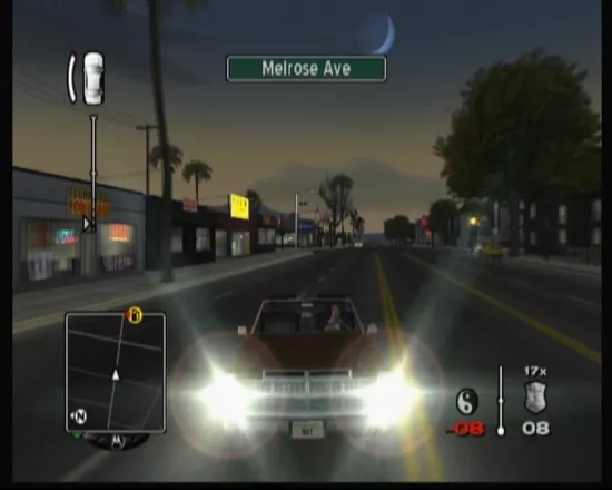 True Crime: Streets of LA Xbox Nightshift cruising.