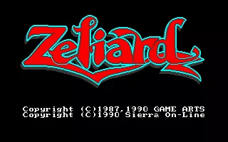 Zeliard DOS Title Screen 1 (MCGA)
