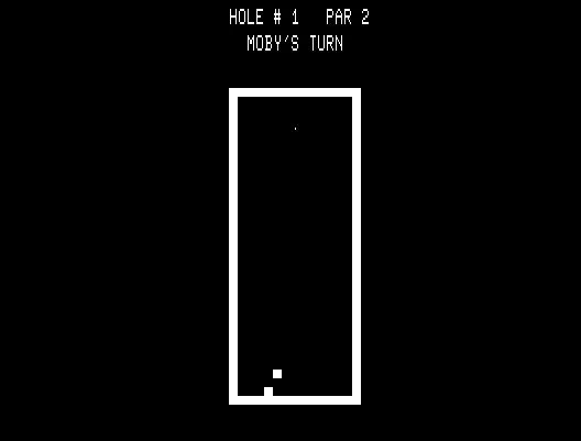 9-Hole Miniature Golf TRS-80 The game begins