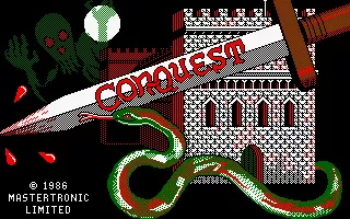 Con-Quest Amstrad CPC Loading Screen