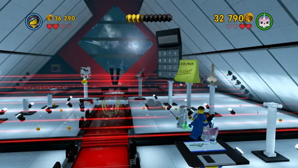 The LEGO Movie Videogame Windows Lord Business&#x27; vault holds objects from the real world