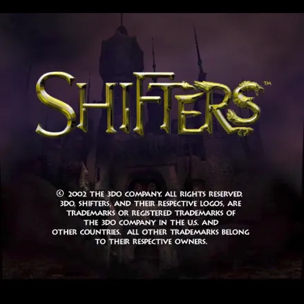Shifters PlayStation 2 The game&#x27;s title screen. This precedes the usual company logos