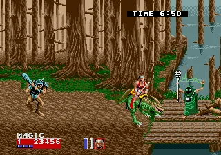 Golden Axe II Arcade On beast (Mega Play Version)