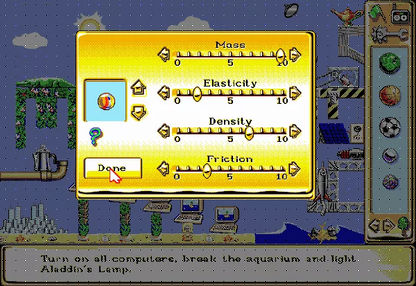 The Incredible Machine 2 DOS Some components can be programmed and modified