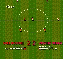 Championship Soccer &#x27;94 SNES Pulled it back to 2-2