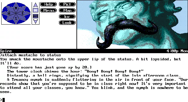 Spellcasting 201: The Sorcerer&#x27;s Appliance DOS Thus concludes the first of the several main quests of the game...