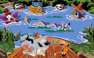Sam &#x26; Max: Hit the Road DOS Some scenes in the game firmly follow the spirit of good old cartoon violence