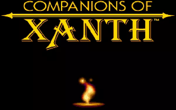 Companions of Xanth DOS Title screen