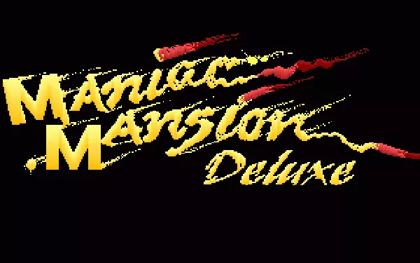 Maniac Mansion Deluxe Windows Title screen