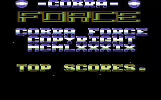 Cobra Force Commodore 64 Title Screen
