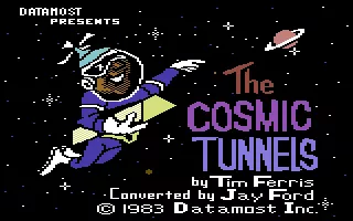 Cosmic Tunnels Commodore 64 Loading Screen