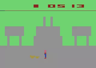 Superman Atari 2600 Located a piece of the broken bridge