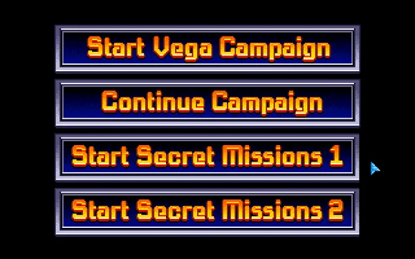Secret Missions are accessible from the same menu as the main game