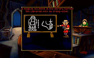 Discworld DOS Now and then this character pops up to explain certain events of the past, and provide some of the game&#x27;s most hilarious moments