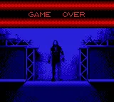 WWF Betrayal Game Boy Color Game over.