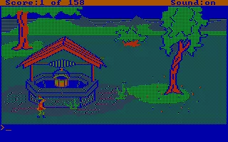 King&#x27;s Quest DOS Well (CGA)