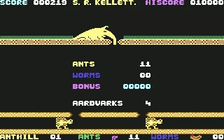 Aardvark Commodore 64 Statistics