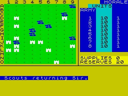 Strategy 1 - Invasion ZX Spectrum Scouts returning