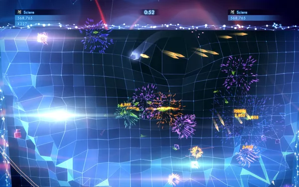 Geometry Wars 3: Dimensions - Evolved Windows Playing a classic game of Deadline.