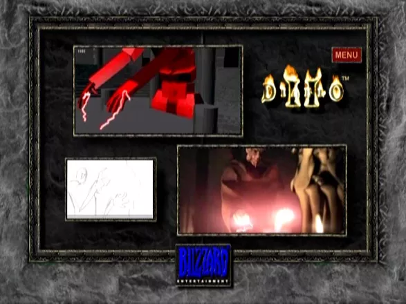 Diablo II (Collector&#x27;s Edition) Windows Limited Edition DVD - Act IV cinematic and storyboard comparison video