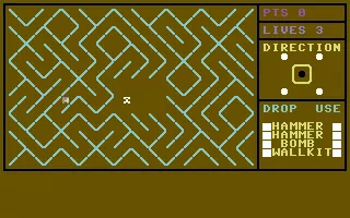 Lost in the Labyrinth Commodore 64 Explore the Labyrinth