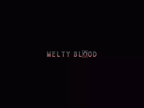 Melty Blood Windows Title screen