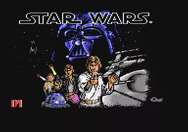 Star Wars Commodore 64 Our Star Warriors. Domark 1988 version