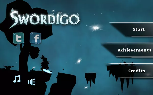 Swordigo Android Main menu