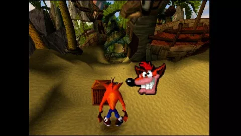 Crash Bandicoot PSP Here&#x27;s a 1-up right in the beginning!