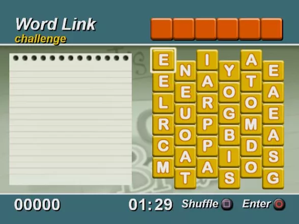 Margot&#x27;s Word Brain PlayStation 2 Word Link - starting out