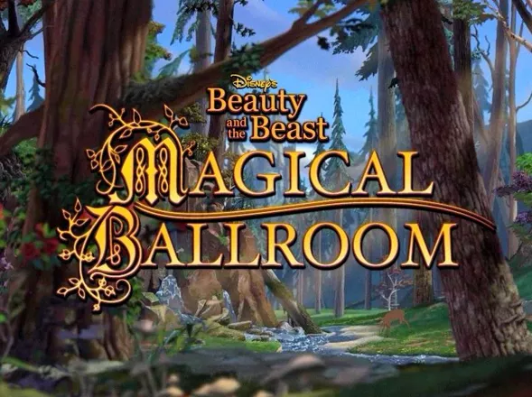 Disney&#x27;s Beauty and the Beast: Magical Ballroom Windows The title screen