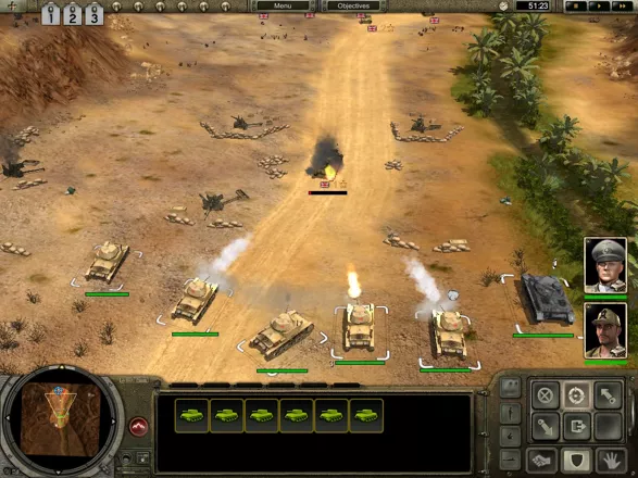 Codename: Panzers - Phase Two Windows A good tank defense line without blocking your own shots