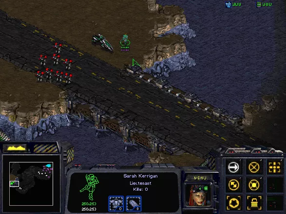 StarCraft Windows Approaching enemy positions with Sarah
